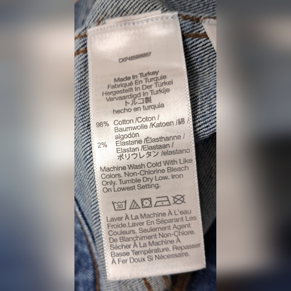 Madewell The 90s Knee-Length Capri Jeans 28R Retro Pockets Cayer Wash - Picture 5 of 16